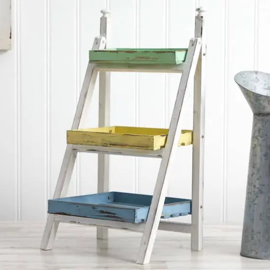 2ft. Farmhouse Decorative Plant Display Stand {10}