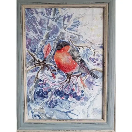 Mp Studia In The Snowing Forest Cross Stitch Kit {3}