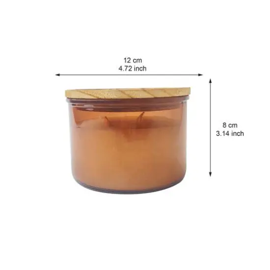 13.5oz. 3 Wick Scented Jar Candle by Ashland&reg; Caramel Apple Crumble {5}