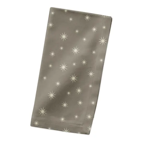 Gray Twinkle Cotton Twill Napkin {3}