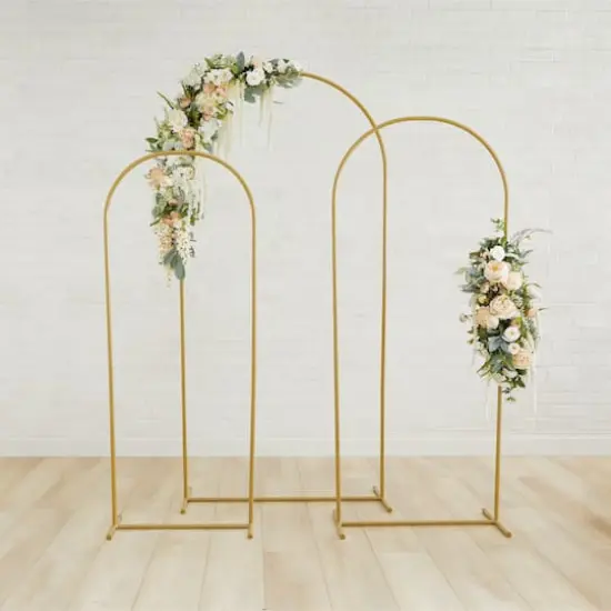 Gold Metal Backdrop Arches by Celebrate It&trade; {3}