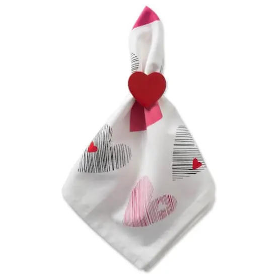 DII&reg; Hearts Collage Print Napkins, 6ct. {5}