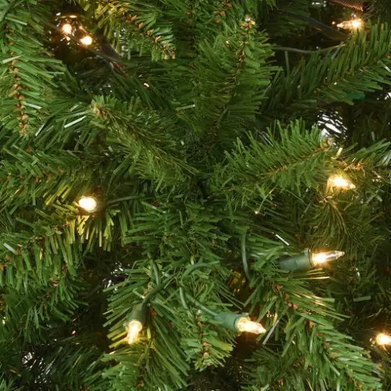 7.5ft. Pre-Lit Peyton Spruce Artificial Christmas Tree, Clear Lights {5}