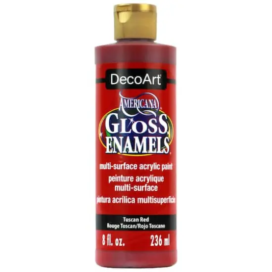 DecoArt&reg; Americana&reg; Gloss Enamels&reg; Acrylic Paint Tuscan Red {1}