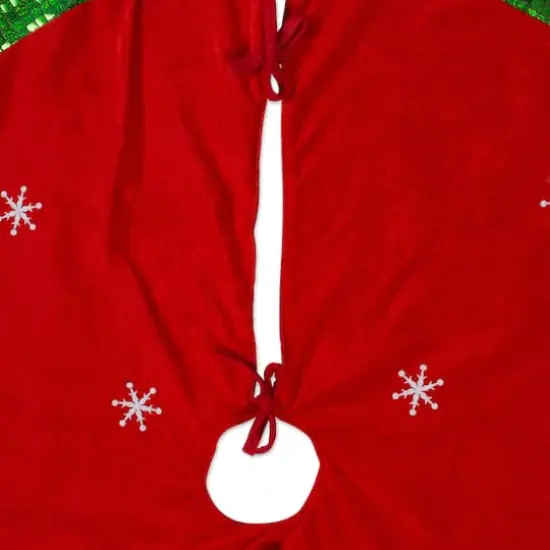 DII&reg; Santa & Snowman Holiday Tree Skirt {4}