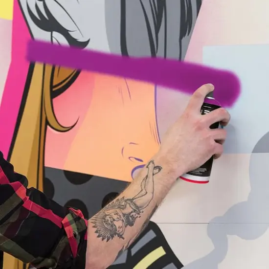 Ironlak Acrylic Spray Paint Pose Sushi {5}