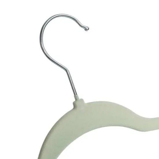 Honey Can Do Light Green Slim-Profile Non-Slip Velvet Hangers, 35ct. {6}