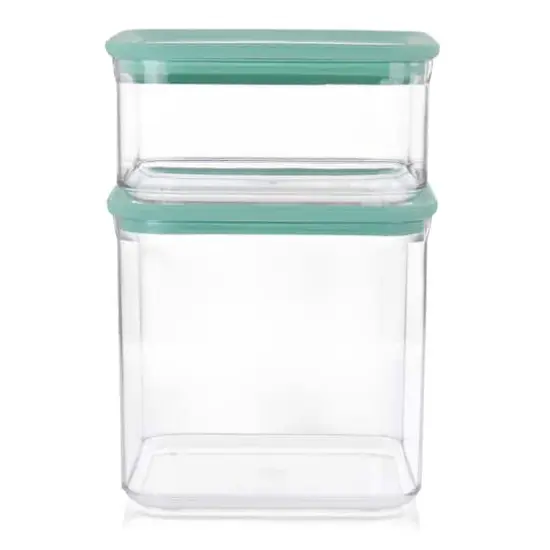 Martha Stewart Plastic Stackable Container Set with Lids {3}