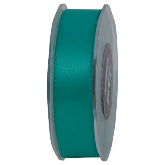 JAM Paper 7/8" x 25yd. Double Face Satin Ribbon Tropical Blue {7}