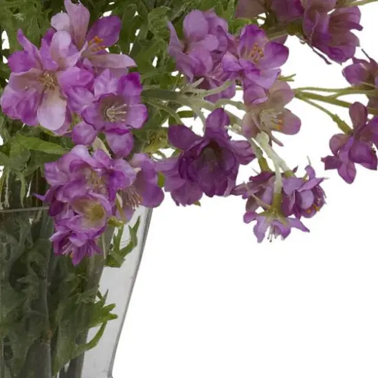 24" Dancing Daisy Arrangement in Vase Purple {5}