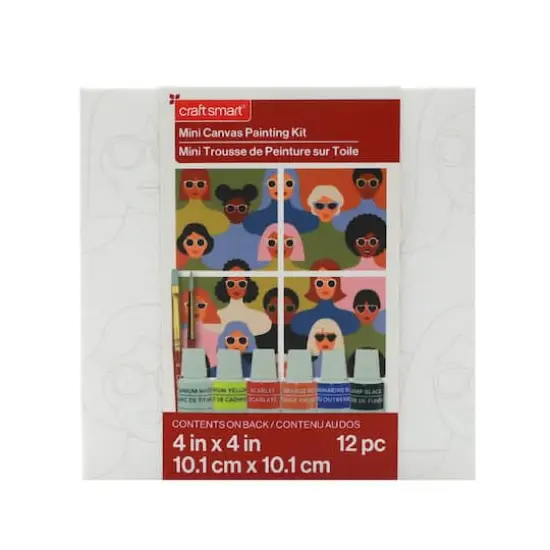 People Mini Canvas Painting Kit by Craft Smart&reg; {6}