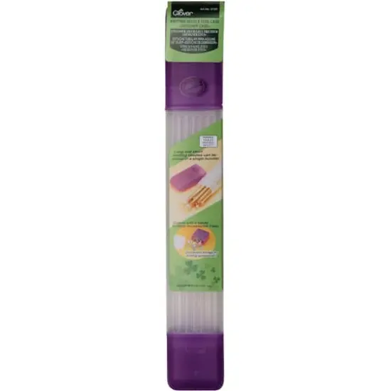 Clover Purple Knitting Needle Tube Case {1}
