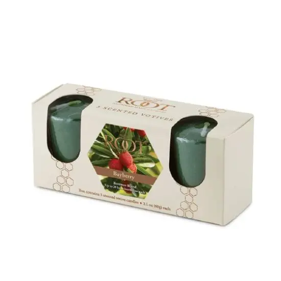 Root Candles Scented 20 Hour Beeswax Blend Votive Candles Gift Box Lavender Vanilla {2}