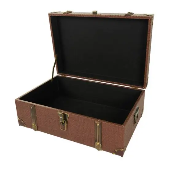 Brown Antique Style Trunk Set {3}