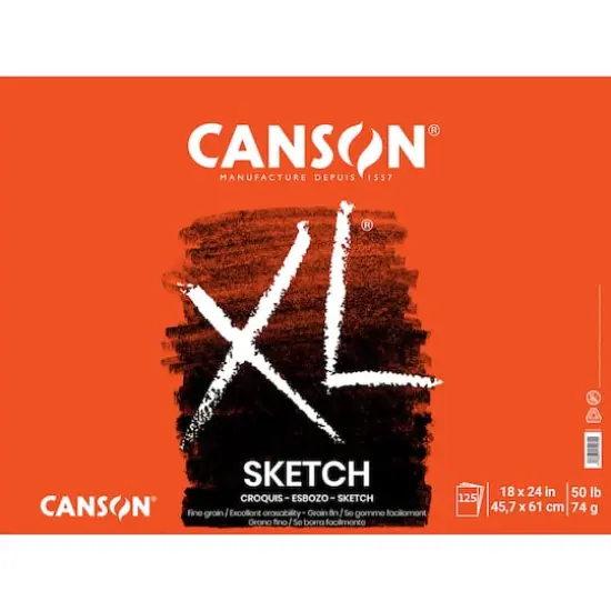 Canson&reg; XL&reg; Value Pack Sketch Pad, 18" x 24" {1}