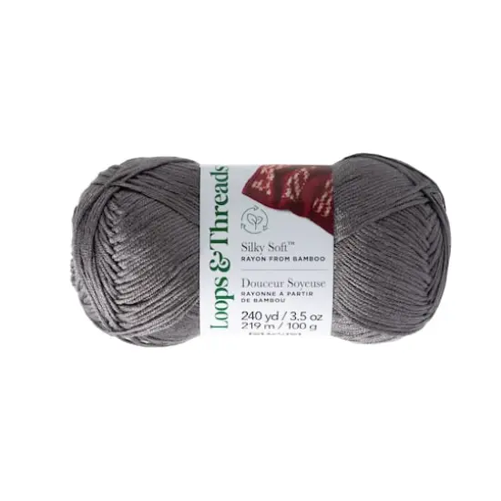 Silky Soft&trade; Yarn by Loops & Threads&reg; Smoke {1}