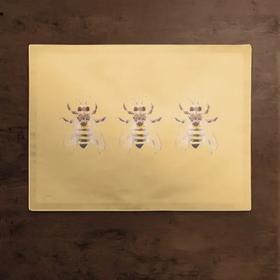 Welcome To Our Little Hive 18" x 14" Poly Twill Placemat {3}