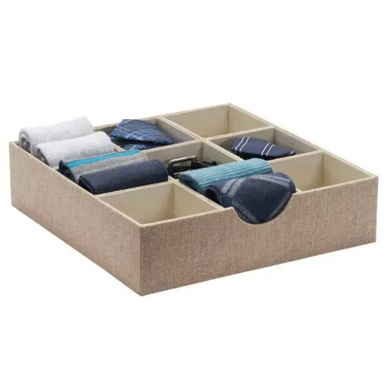 Household Essentials Drawer Organizer Tray Brown {7}