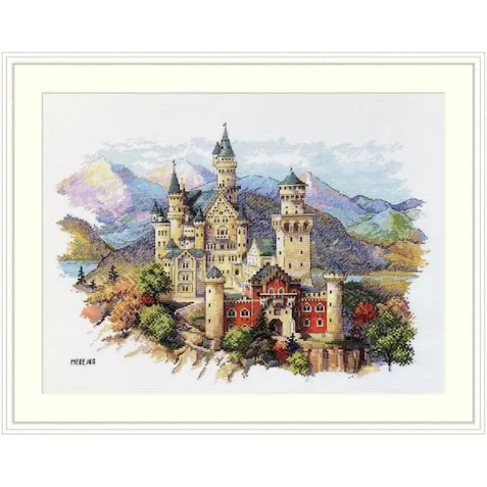 Merejka Neuschwanstein Castle Counted Cross Stitch Kit {1}