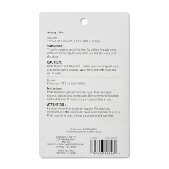 Mixed Glitter Glue, 3ct. by Recollections&trade; Holiday {7}