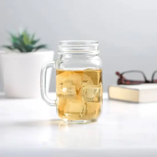 Hortense B. Hewitt Co. Engraved Mason Jar N {4}