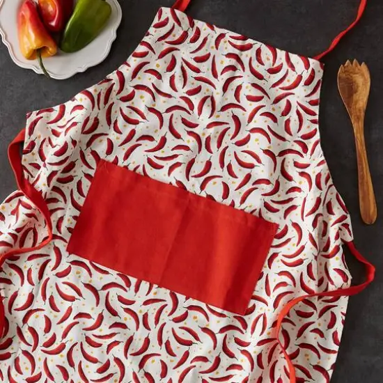 DII&reg; Chilis Printed Chef'S Apron {6}