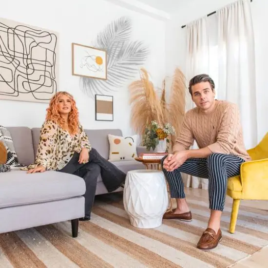 RoomMates Mr. Kate Tropical Shadow Palm Frond Peel & Stick Wall Decals {6}