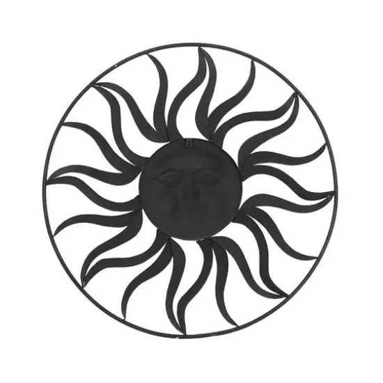 36" Rustic Sun Outdoor Wall D&eacute;cor {7}