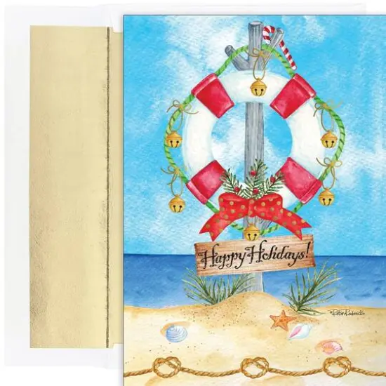 JAM Paper 5" x 7" Preserve the Holidays Cards & Matching Envelopes Set, 18ct. {1}