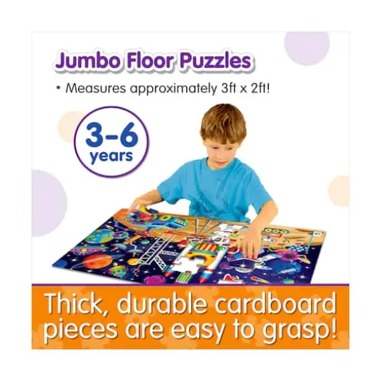 Jumbo Floor Puzzle - Out In Space: 50 Pcs {6}