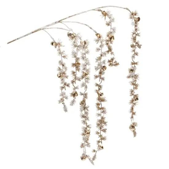 Snowy Hanging Pine Bell Branches, 2ct. {3}