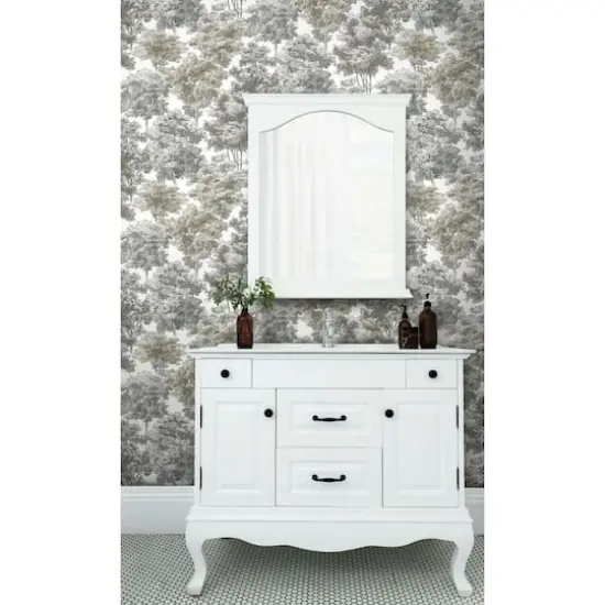 RoomMates Old World Trees Peel & Stick Wallpaper Gray, Beige {6}