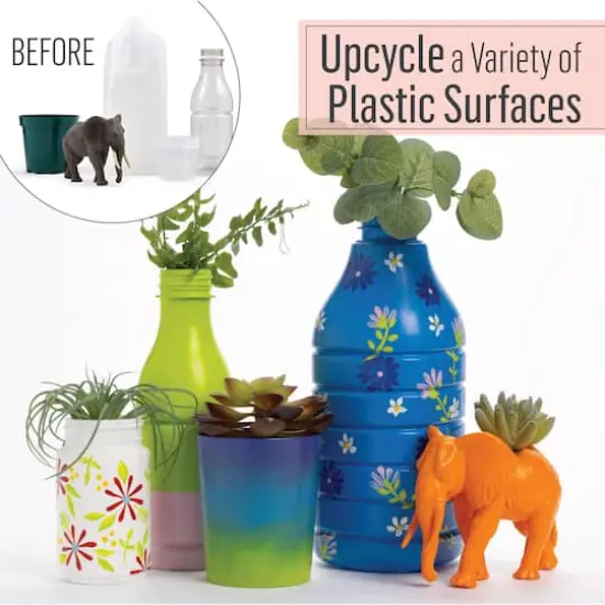 FolkArt&reg; Paint For Plastic&trade; Paint & Brush Kit {12}