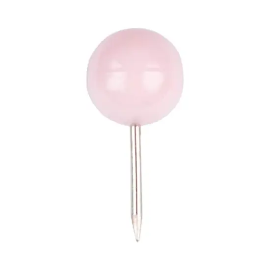 JAM Paper Colorful Round Push Pins, 100ct. Baby Pink {4}