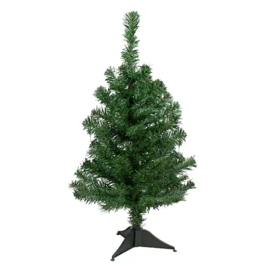2ft. Unlit Medium Two-Tone Mixed Green Pine Artificial Christmas Tree {1}