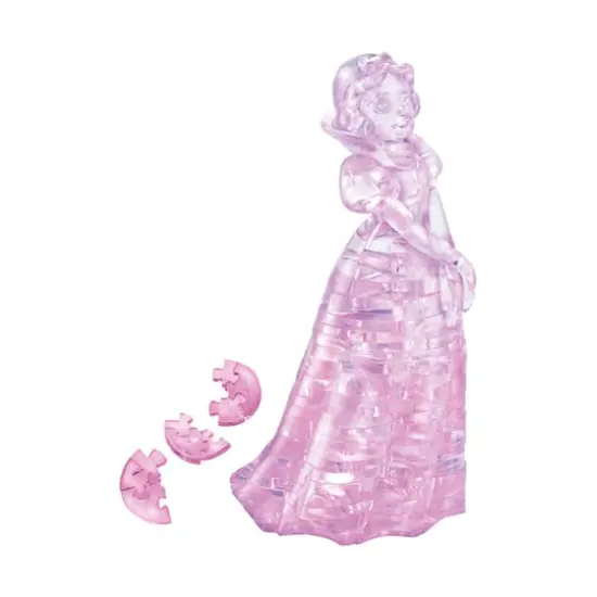 3D Crystal Puzzle - Disney Snow White (Pink): 40 Pcs {5}