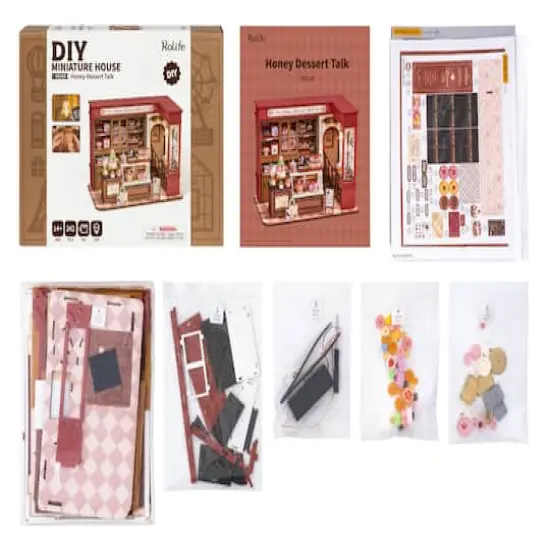 Rolife&reg; Honey Dessert Talk DIY Miniature House Kit {10}