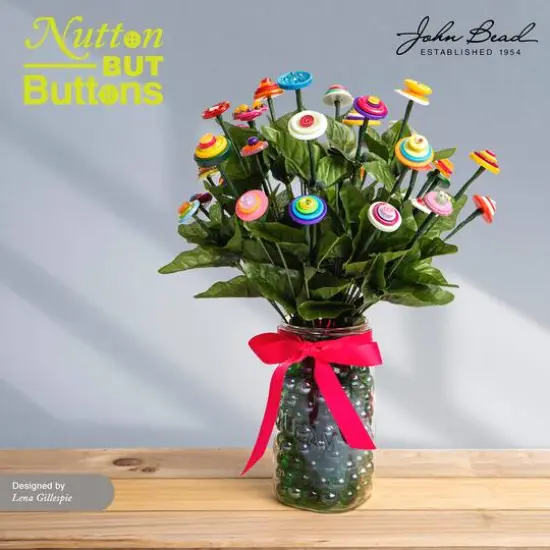 John Bead Nutton but Buttons Mixed Collection Mixed Solid {6}