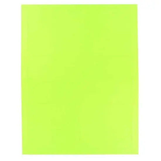JAM Paper Printable Place Cards, 12ct. Bright Hue Ultra Lime Green {6}