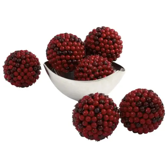 5" Red Berry Ball Set {1}