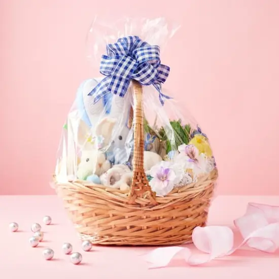 Large Clear Basket Gift Bags by Celebrate It&trade;, 24ct. {3}