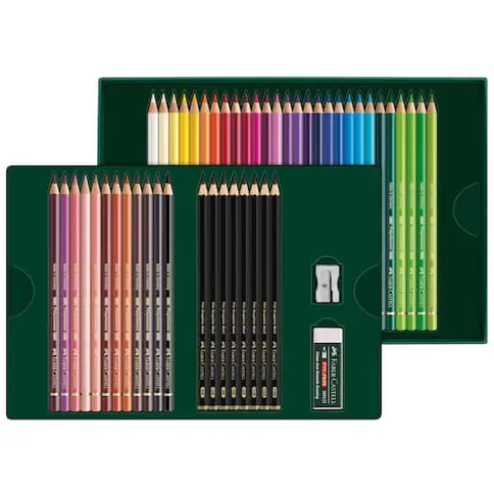 Faber-Castell Polychromos & Graphite Matte 48-Piece Gift Set {3}