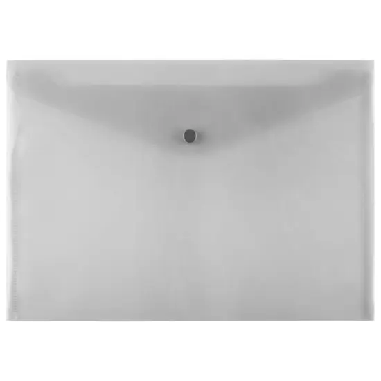 JAM Paper 9.75" x 13" Plastic Snap Closure Envelopes, 12ct. Yellow {2}