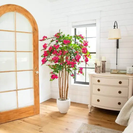 5ft. Artificial Deluxe Bougainvillea Tree {8}