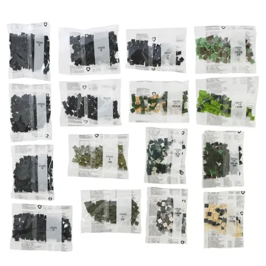 10" x 10" Panda Pixelated Brick Art Kit by Make Market&reg; {4}