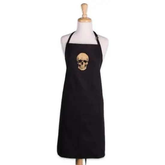 DII&reg; Gold Skull Chef Apron {3}