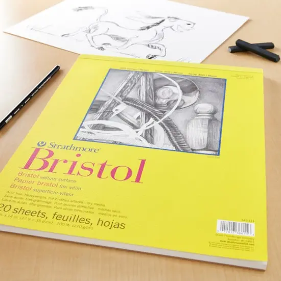 Strathmore&reg; 300 Series Bristol Vellum Pad {3}