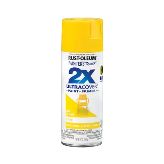 Rust-Oleum&reg; Painter's Touch&reg; 2X Ultra Cover&reg; Gloss Spray Paint Sun Yellow {1}