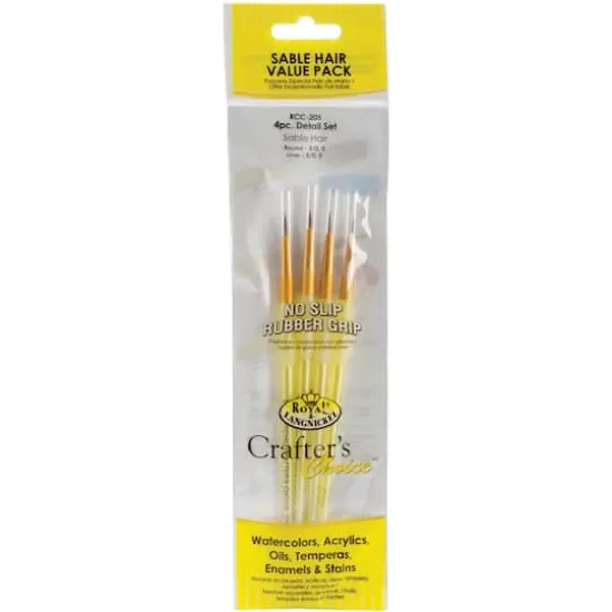 Royal & Langnickel&reg; Crafter's Choice&trade; Sable Brush Set {1}