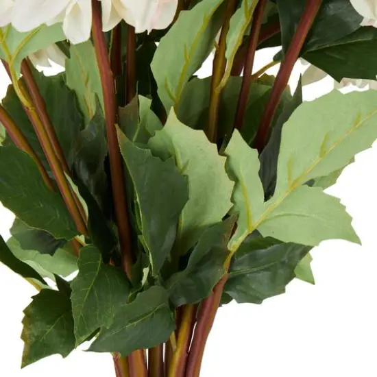 30" White Dahlia Artificial Flower Stem, 8ct. {6}